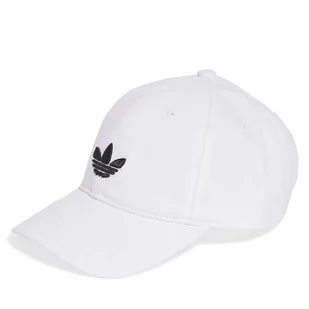 Czapka z daszkiem adidas adicolor Classic Trefoil JC6025 Biały - Czapki damskie - miniaturka - grafika 1