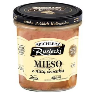 Spichlerz Rusiecki Mięso z nutą czosnku 280g - Pasztet i przetwory mięsne - miniaturka - grafika 1