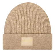 Czapki damskie - Czapka Guess AW5436 POL03 Beżowy - miniaturka - grafika 1