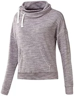 Bluzy dla dziewczynek - Reebok damski EL Marble Cowl Neck czapki, fioletowy, XXS NQD85 - miniaturka - grafika 1