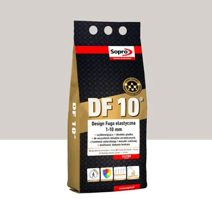 Fuga elastyczna DF10 Beż 28 2 kg Sopro - Fugi - miniaturka - grafika 1