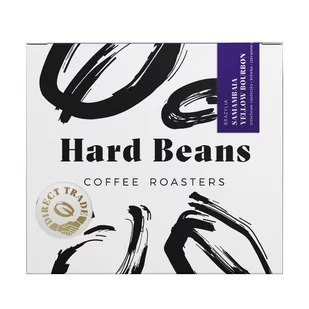 HARD BEANS COFFEE ROASTERS Kawa ziarnista Hard Beans Coffee Roasters Brazylia Samambaia Yellow Bourbon Espresso 250g 5060257141944 - Kawa - miniaturka - grafika 1