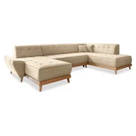 Narożniki - Beżowa rozkładana sofa w kształcie litery "U" Miuform Dazzling Daisy, prawostronna - miniaturka - grafika 1