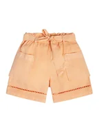 Spodenki damskie - Guess Szorty materiałowe J3GD03 WE8R0 Pomarańczowy Relaxed Fit - miniaturka - grafika 1