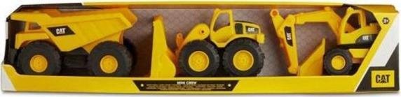 BigBuy Fun Zestaw Samochodów Żółty Plastikowy 18 cm 3 pcs
