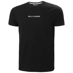 Męska Koszulka z krótkim rękawem HELLY HANSEN CORE GRAPHIC T 53936_990 – Czarny - Koszulki męskie - miniaturka - grafika 1