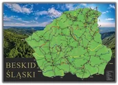 Mapy i plansze edukacyjne - Motyw Górski Mapa Zdrapka - Beskid Śląski - praca zbiorowa - miniaturka - grafika 1