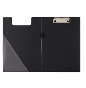 D.rect Deska A4 PVC z klipem i okładką czarna - Teczki i skoroszyty - miniaturka - grafika 1