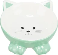 Miski dla kotów - TRIXIE Miska ceramiczna w kształcie kota 150ml / 14 cm - miniaturka - grafika 1