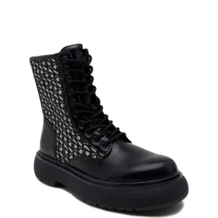 Pepe Jeans London Botki YOKO JACQUARD - Botki damskie - miniaturka - grafika 1