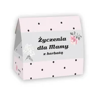 Herbata - Dziękuję, że jesteś! Życzenia z herbatą dla Mamy- prezent upominek 5 herbat smakowych na Dzień Matki - miniaturka - grafika 1