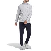 Bluzy męskie - Bluza adidas Logo Graphic Track Suit H61134 - szara - miniaturka - grafika 1