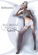 Pończochy - POŃCZOCHY GATTA WEDDING BELLISSIMA WZ 02 (kolor bianco, rozmiar 1/2) - miniaturka - grafika 1