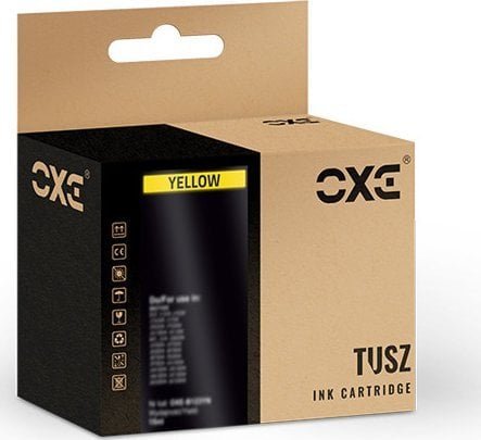 Tusz Oxe Tusz OXE Yellow HP 933XL wskazują poziom tuszu - chip SCC zamiennik refabrykowany CN056AE