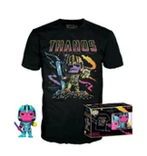Figurki kolekcjonerskie - Funko POP, figurka & TEE: Marvel, Thanos - M - miniaturka - grafika 1