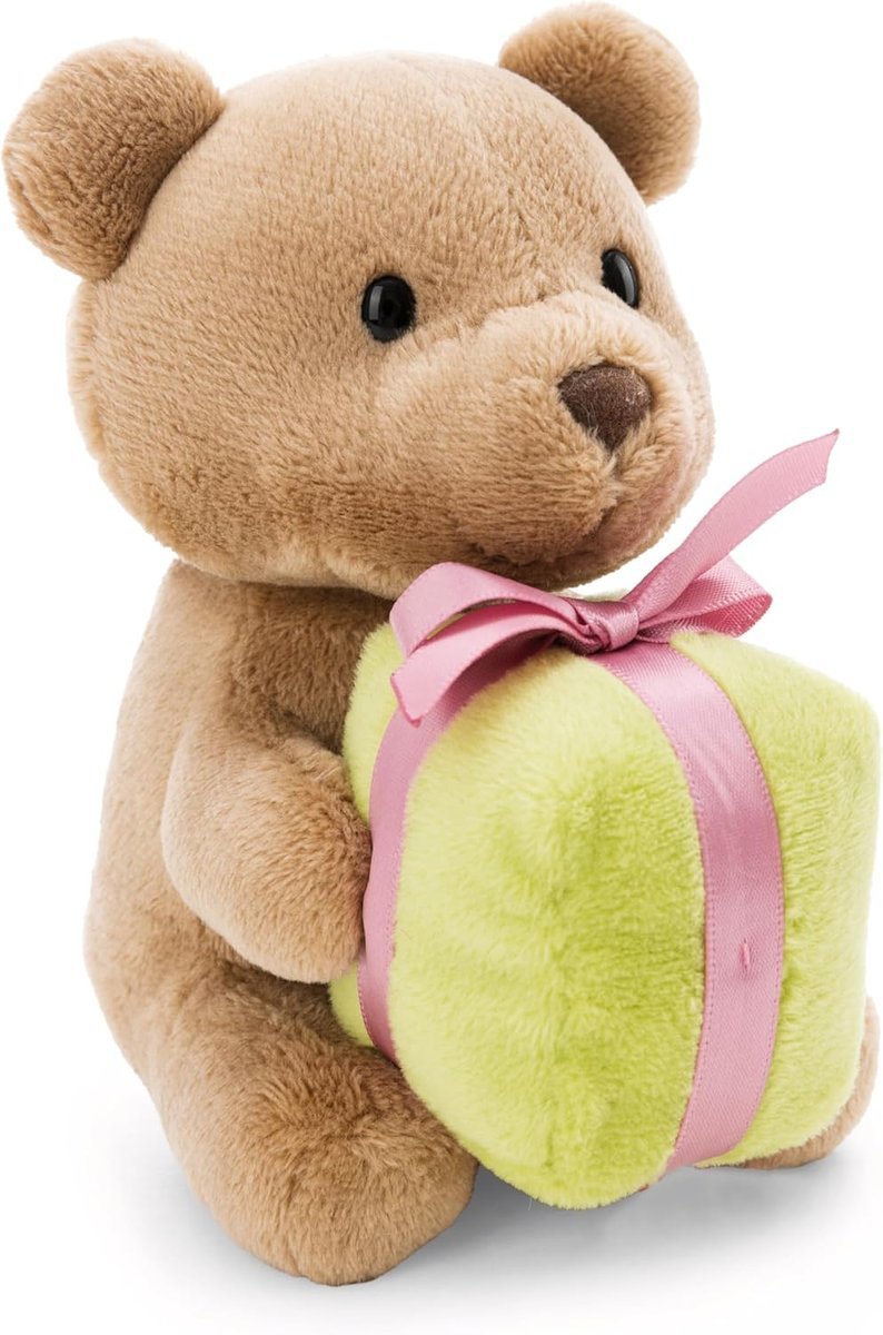 NICI Przytulanka mis brązowy z prezentem 13cm