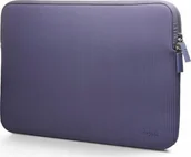 Torby na laptopy - Trunk Ribbed Velvet 14" MacBook Pro - sztruksowe etui ochronne do MacBook 14" (blueberry) - miniaturka - grafika 1