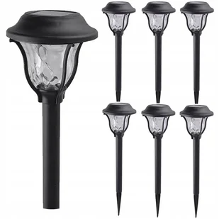 6x Lampa solarna LED Latarnia ogrodowa wbijana słupek latarenka SuperLED - Lampy ogrodowe - miniaturka - grafika 1