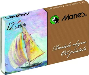 KW Trade Pastele olejne 12 kolorów - Przybory szkolne - miniaturka - grafika 1