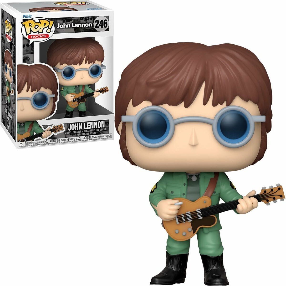 Funko POP! Rocks, figurka kolekcjonerska, John Lennon, 246