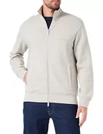 Swetry męskie - Armani Exchange Męskie logo Embossed on, zamek błyskawiczny, kieszeń z przodu kardigan sweter, London Fog, bardzo duże, london fog, XL - miniaturka - grafika 1