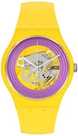 Zegarki męskie - Zegarek Swatch SO29J100 PURPLE RINGS YELLOW - miniaturka - grafika 1