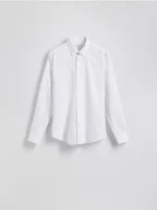 Koszule męskie - Reserved - Bawełniana koszula super slim fit - biały - miniaturka - grafika 1