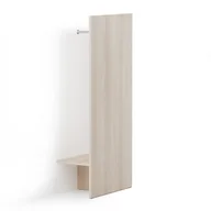 Szafki BHP - PLAN Ściana szafa ubraniowa BLOCK White, dąb naturalny 611215 - miniaturka - grafika 1