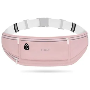 Saszetka Pas do biegania nerka etui na telefon słuchawki - Różowy - Etui i futerały do telefonów - miniaturka - grafika 1