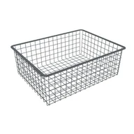 Meble modułowe i akcesoria - Kosz wysuwany druciany 535x410x150 mm antracytowy Integri - miniaturka - grafika 1
