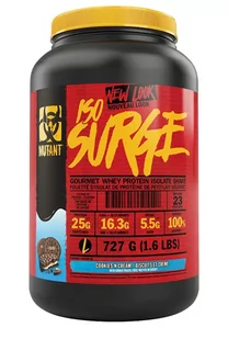 Mutant - Iso Surge, Izolat, Cookies & Cream, Proszek, 727g - Odżywki białkowe - miniaturka - grafika 1