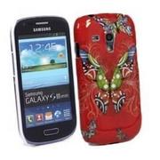 Etui i futerały do telefonów - Patterns Samsung Galaxy S3 Mini Czerwony Motyl - miniaturka - grafika 1