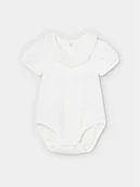 Body dla niemowląt - Mayoral Body dziecięce 1701 Écru - miniaturka - grafika 1