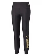 Spodnie sportowe damskie - Puma Spodnie treningowe "Fit Eversculpt" w kolorze czarnym - miniaturka - grafika 1