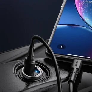 Baseus Tiny Star mini inteligentna ładowarka samochodowa USB 30W Quick Charge 3.0 niebieski (VCHX-A03) hurtel-53290-0 - Ładowarki samochodowe - miniaturka - grafika 34