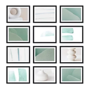 Zestaw Drewnianych Ramek- Galeria Ramki Na 12 Zdjęć - Ramki na zdjęcia - miniaturka - grafika 2