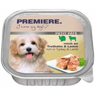 Mokra karma dla psów - PREMIERE Petit Pâté Indyk i jagnięcina 44x150 g - miniaturka - grafika 1