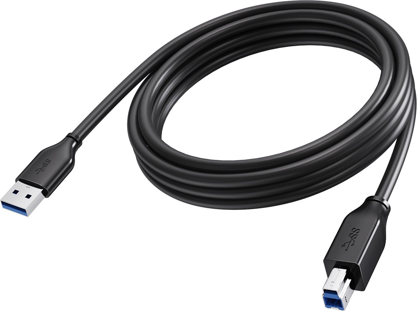 Vision USB-kabel USB typ A M do USB Type B M USB 3.0 3 m czarny TC 3MUSB3.0/BL