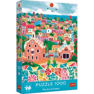 Puzzle TREFL Premium Plus Quality The Art Of Colour Barcelona Hiszpania 10894 (1000 elementów) - Puzzle - miniaturka - grafika 1