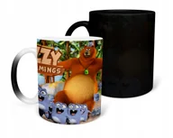 Kubki - KUBEK MAGICZNY Z NADRUKIEM- GRIZZY I LEMINGI RÓŻNE WZORY DO WYBORU+ IMIĘ - miniaturka - grafika 1