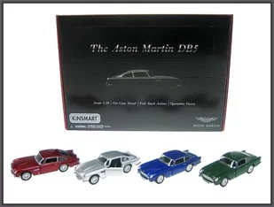 Hipo Aston Martin DB5 1963 1:38 KT5406D - Samochody i pojazdy dla dzieci - miniaturka - grafika 1