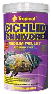 Tropical Cichlid Omnivore Medium Pellet pokarm dla wszystkożernych pielęgnic 500ml/180g - Pokarm dla ryb - miniaturka - grafika 2