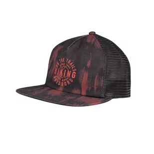 Czapka z daszkiem Buff Trucker Cap Ikshi Terracotta - Czapki i chusty sportowe męskie - miniaturka - grafika 1