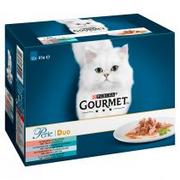 Mokra karma dla kotów - Purina Gourmet Perle Duet Rybny saszetki 12x85g DLA ZAMÓWIEŃ + 99zł GRATIS! - miniaturka - grafika 1