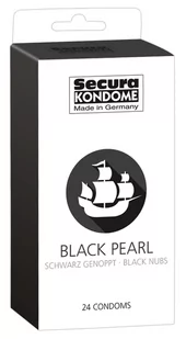 Secura Prezerwatywy Black pearl 24szt - Prezerwatywy - miniaturka - grafika 1