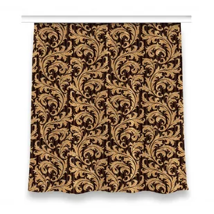 Zasłona do sypialni dekor 150x160 Liściasty wzór, Fabricsy - Zasłony - miniaturka - grafika 1