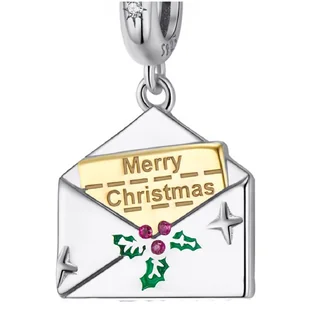 Charms do Pandora - CHARMS ŚWIĘTA LIST DO MIKOŁAJA - Charmsy Charms do Pandora - CHARMS ŚWIĘTA LIST DO MIKOŁAJA - Charmsy - miniaturka - grafika 1