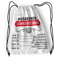 Plecaki worki - Plecak Sportowy Szkolny Pośrednika Worek Torba z Nadrukiem ze Zdjęciem - miniaturka - grafika 1