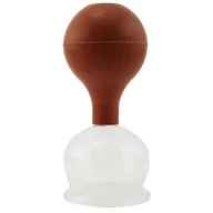 Akcesoria medycyny naturalnej - Bańka chińska szklana próżniowa z gruszką - 5,0 cm - miniaturka - grafika 1