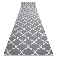 Dywany - CHODNIK PODGUMOWANY 110 cm KONICZYNA MAROKAŃSKA szary TRELLIS 30352, 110x480 cm - miniaturka - grafika 1